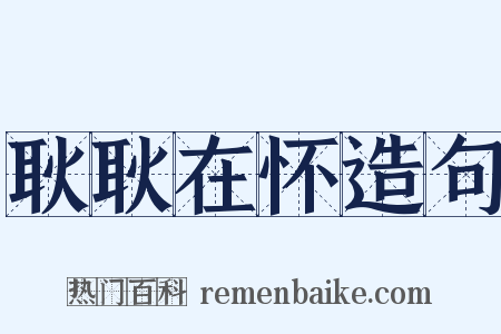 耿耿在怀造句是什么意思的图片